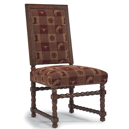 Bear Creek Dining Upholstered Side Chair with Nailhead Trim